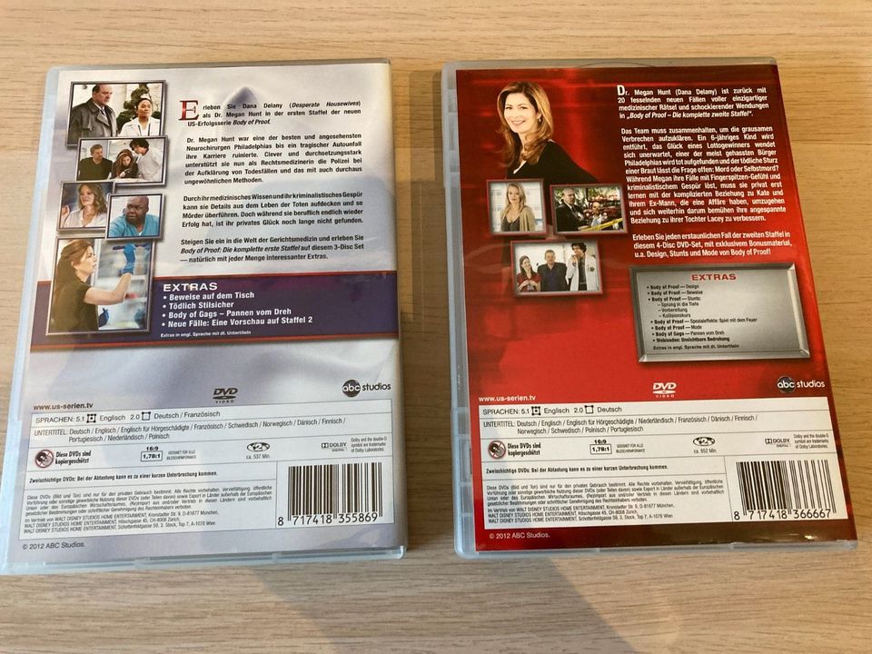 Body of Proof Staffel 1-2 DVD in Hannover