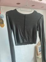 Crop langarmshirt zara khaki S Nordrhein-Westfalen - Brakel Vorschau