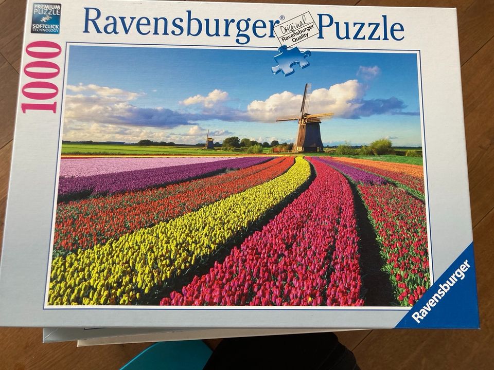 Puzzle 1000 Tulpen Ravensburger in Leipzig