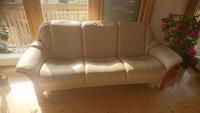 Echtleder Sofa in Beige Bayern - Giebelstadt Vorschau