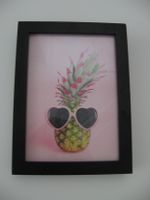 Holz BILDERRAHMEN  15 x 20cm Schwarz mit BILD/FOTO "ANANAS" Essen - Essen-Kettwig Vorschau