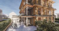 Moderne Gartenwohnung in einzigartigem Vollholzhaus mit Tageslicht-Badezimmer & offenem Wohnkonzept München - Milbertshofen - Am Hart Vorschau