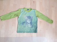 Jako-o dünner Pulli Pullover Gr. 116/122 Langarmshirt grün Katze Baden-Württemberg - Hemsbach Vorschau