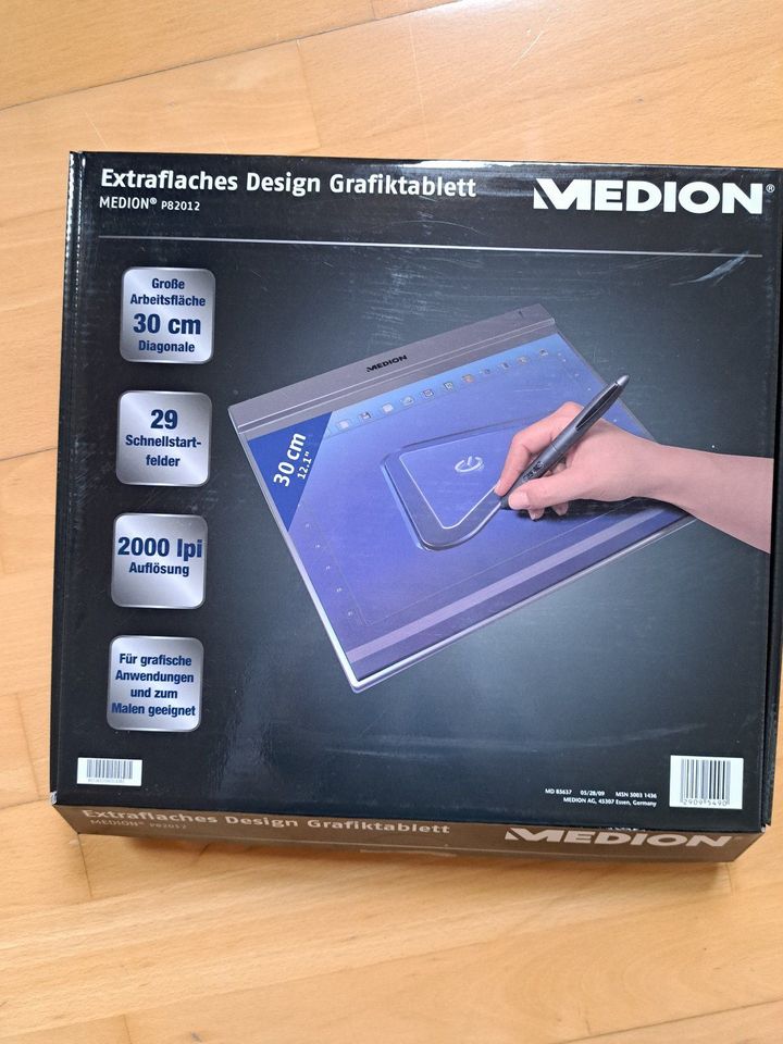 Medion P82012 Extraflaches Design Grafiktablett USB 30 cm  12,1" in Beverungen