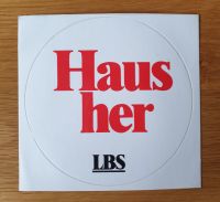 LBS, Haus her, Sticker,  Aufkleber,  80er, GEG Nordrhein-Westfalen - Zülpich Vorschau