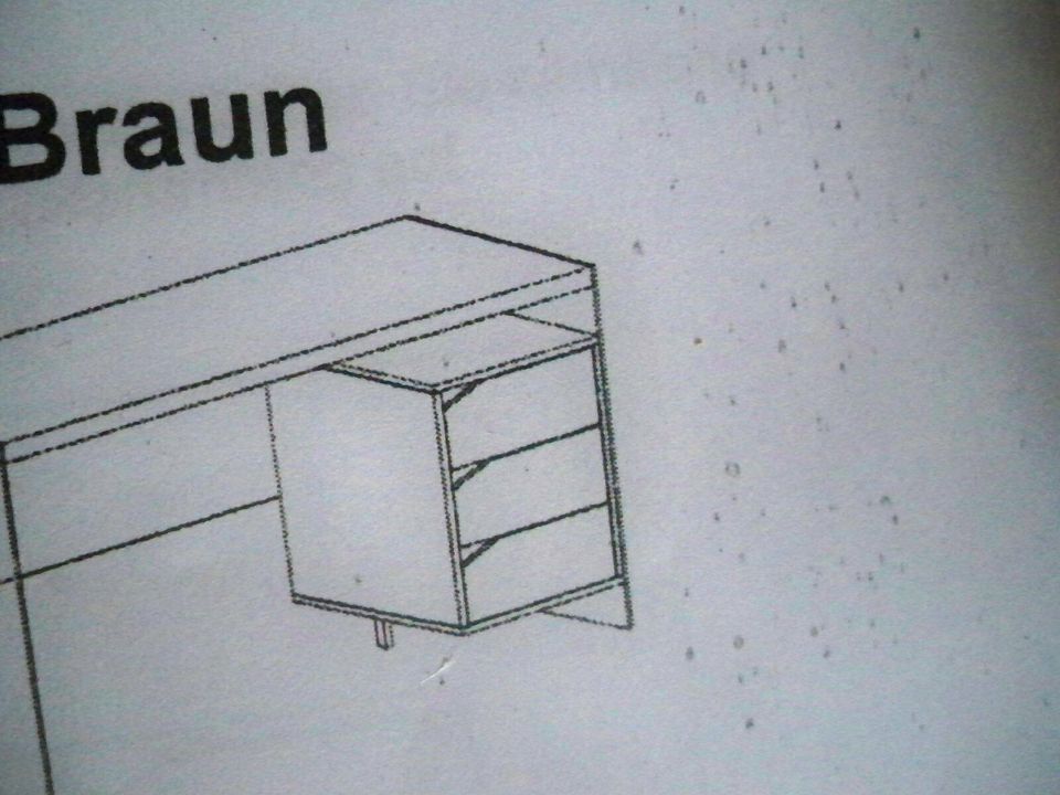 Schubladencontainer mit 3 Schubladen  mit Auszugsstopper Neu in Burgkunstadt