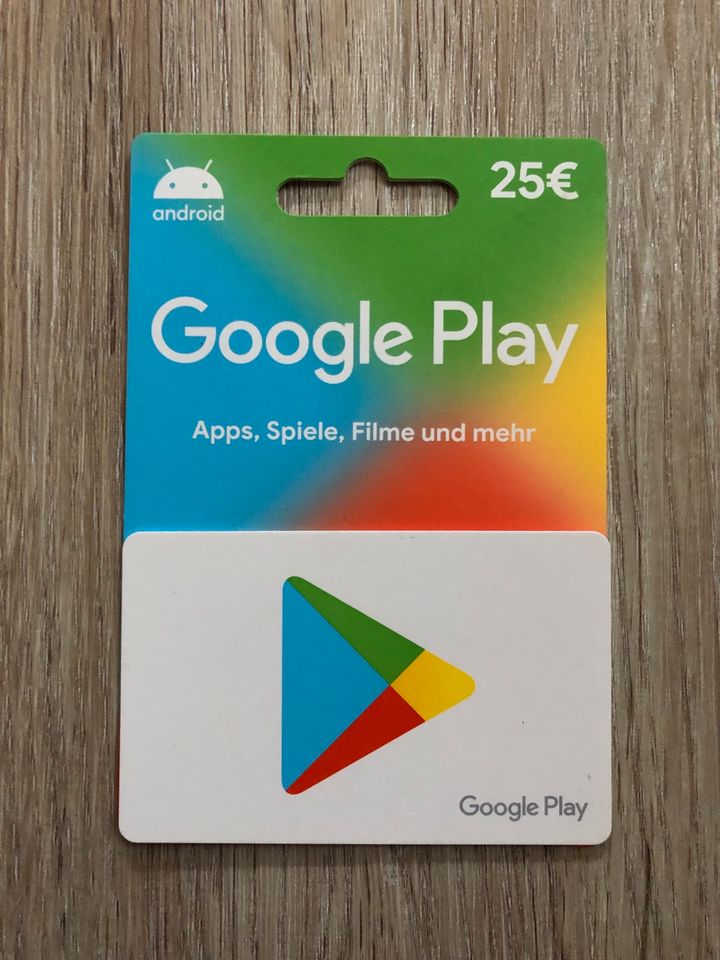 Google-Play Guthabenkarte in Viöl