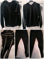 Hoodie +Hose Größe M Farbe schwarz mit Silber Glitzer Steinen neu Dresden - Laubegast Vorschau