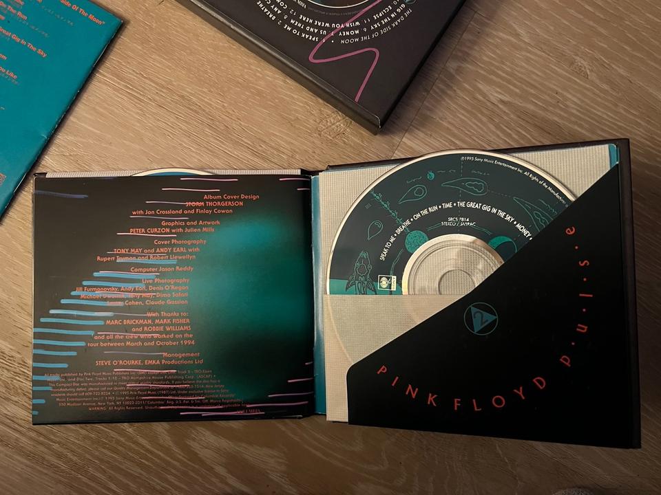Pink Floyd Pulse 2CD Live Album Sony Japan 1995 SRCS-7813-14 in Coesfeld