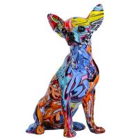 Skulptur Statue Figur Chihuahua neu bunt graffiti Hund Deko Baden-Württemberg - Heidenheim an der Brenz Vorschau