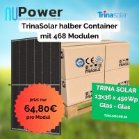 PV Solar Anlage halber Container 468x Trina Solar 450 Glas-Glas Nordrhein-Westfalen - Eschweiler Vorschau