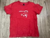 adidas T-Shirt Größe M rot mit Fußball-Aufdruck Rheinland-Pfalz - Harxheim Vorschau