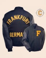 Frankfurt Germany College Jacke mit Lederärmel Gr.M-XXL Eintracht Hessen - Niederdorfelden Vorschau