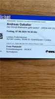 2 Konzertkarten Andreas Gablier 07.06.24 Loreley je Rheinland-Pfalz - Böhl-Iggelheim Vorschau