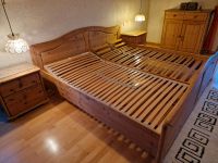 Schlafzimmer Bett, Kommode, 2 Nachttische, Naturholz hell Rheinland-Pfalz - Bruchmühlbach-Miesau Vorschau