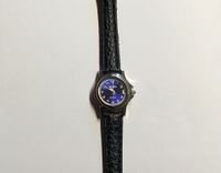 Uhr / Blaue Echtleder Armbanduhr Schleswig-Holstein - Flensburg Vorschau