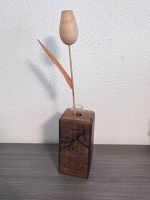 stokedwoodart Vase Holz Walnuss Baumscheibe Deko München - Allach-Untermenzing Vorschau