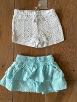 Set Zara H&M Mädchen Shorts Rock weiß türkis Gr. 74 TOP Nordrhein-Westfalen - Brilon Vorschau