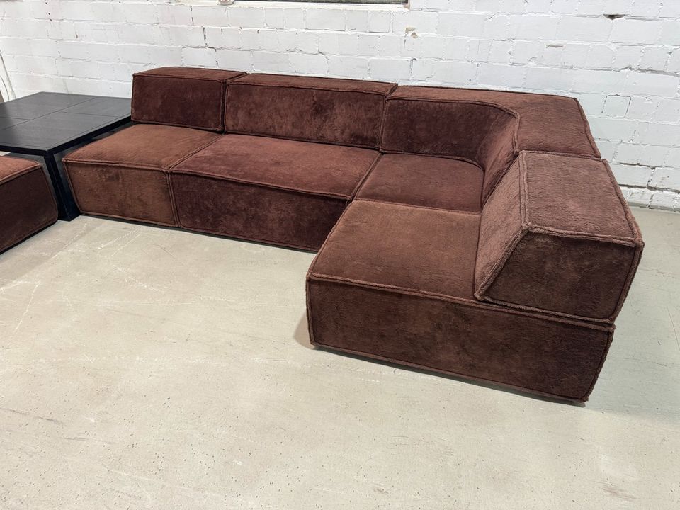 COR TRIO TEAM FORM Modular Couch Vintage Sofa Braun mit Tisch in Berlin