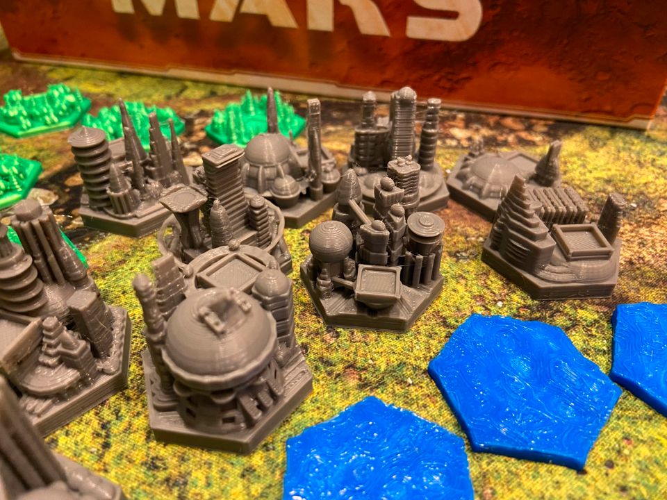 Terraforming Mars Brettspiel - 3D Plättchen - keine Versandkosten in Beckum