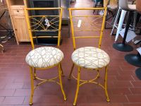 2er Set Stühl Bistro Stühle im Landhausstil Shabby Metall Gelb Neustadt - Hohentor Vorschau