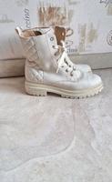 s.oliver  Mädchen Damen Stiefel boots leder Schuhe gold beige Bayern - Gunzenhausen Vorschau