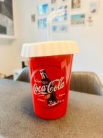 Coca Cola Becher mit Deckel und Strohhalm Saarland - St. Wendel Vorschau