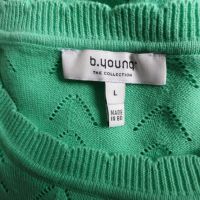 b.young Sommer Pullover L 40 - 42 Lochmuster Strick Shirt Grün Berlin - Charlottenburg Vorschau