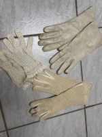 Antik Handschuhe Damen Leder Braut Brocante shabby spitze häkel Nordrhein-Westfalen - Kerpen Vorschau