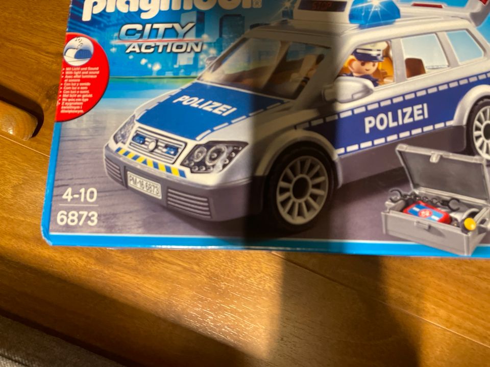Playmobil Polizei Einsatz mit Fluchtauto Unfall. in Leutkirch im Allgäu