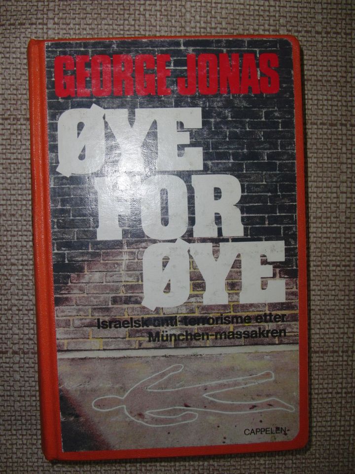 George Jonas - Oye for oye - Sachbuch auf Norwegisch - Israel in Karlsruhe