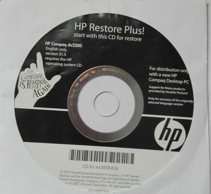 Windows XP Professional HP original CD SP2 mit original Lizenz in Ahrensburg