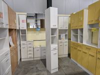 ⭐ Hochschrank in weiß Holzoptik mit eleganter Fräsung - Badschrank - Badmöbel ● D&D Möbel⭐ Nordrhein-Westfalen - Hamm Vorschau