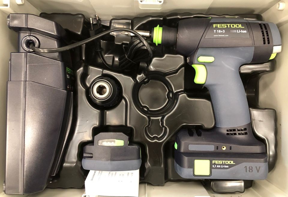 Festool T18+3 C3,1-Plus Bohrschrauber im Systainer, Tolls C12 in Langenau