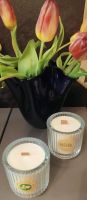 Selbstgemachte Eco Kerzen aus Sojawachs und Holzdocht Niedersachsen - Sarstedt Vorschau