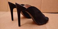 high heel Mules 39 Velours schwarz Stiletto Pantoletten Y2K Bayern - Kulmbach Vorschau