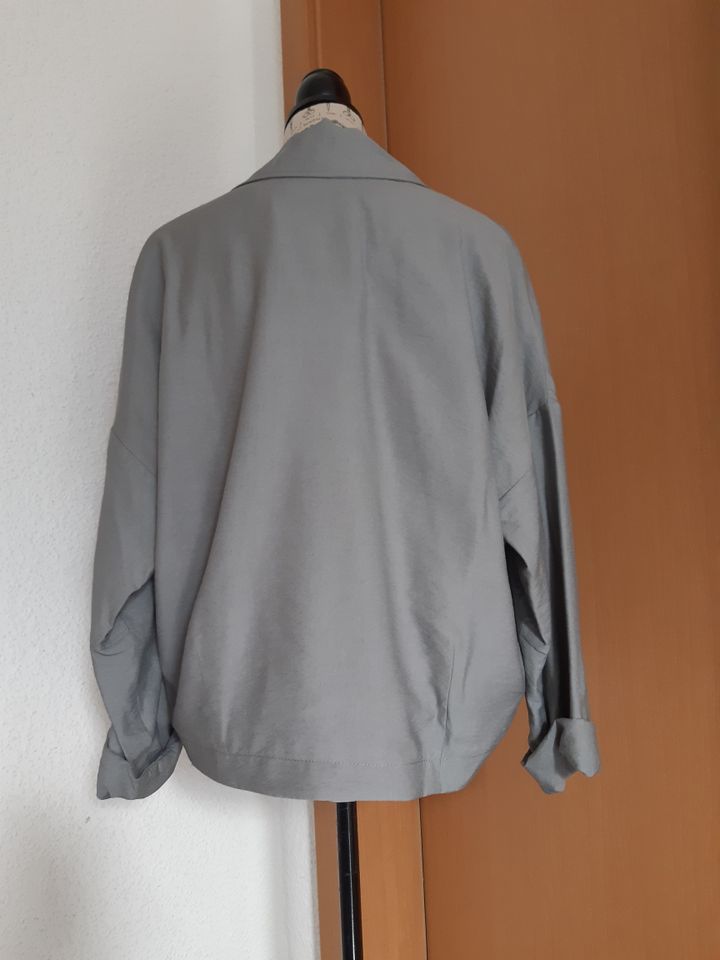 Drykorn Jacke Boxy Blazer Kastenform Grau Blouson Girvan 38 Caban in Lippstadt