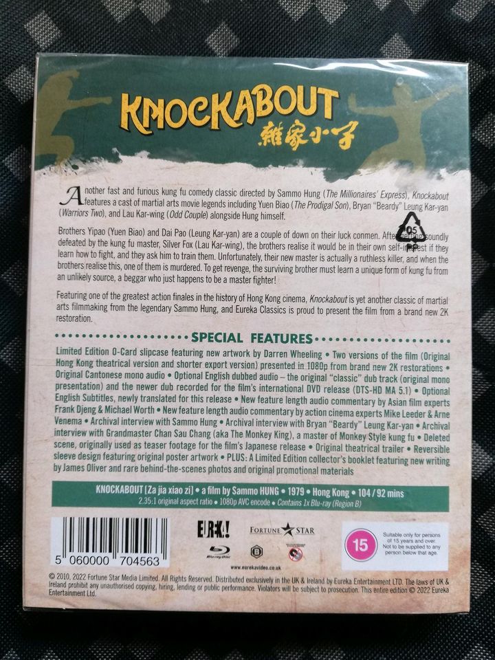 Knockabout Eureka Limited Edition Bluray / Sammo Hung /Yuen Biao in Hamminkeln