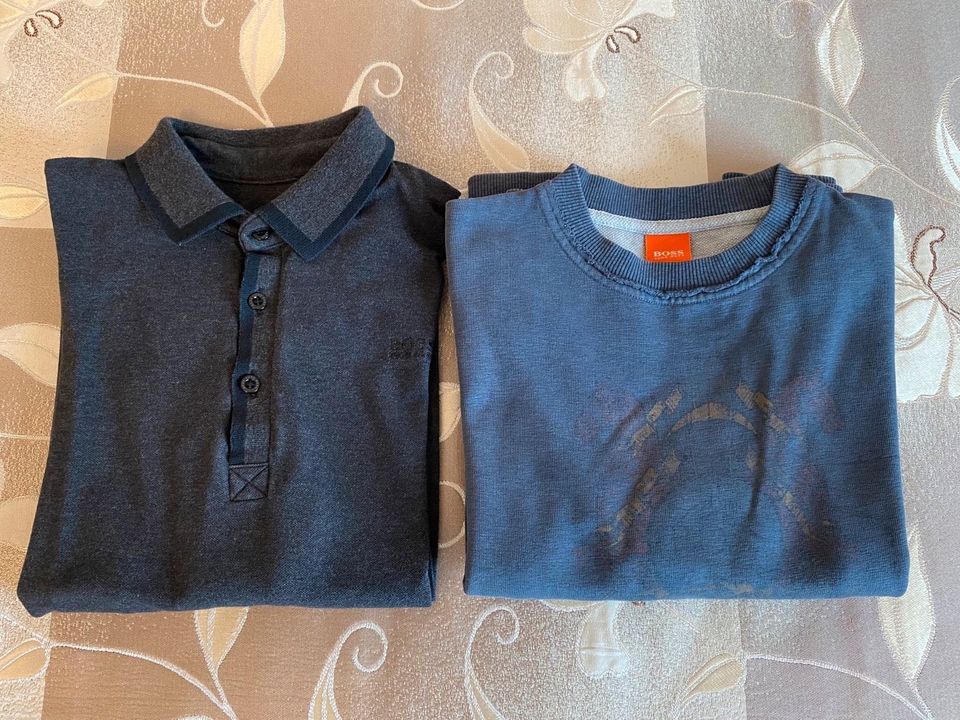 Original Hugo Boss Kind Sweatshirt und Polohemd langarm Gr.152 in Metzingen