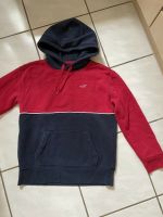 HOLLISTER - Sweatshirt mit Kapuze - blau/rot - Gr. XS Niedersachsen - Holzminden Vorschau