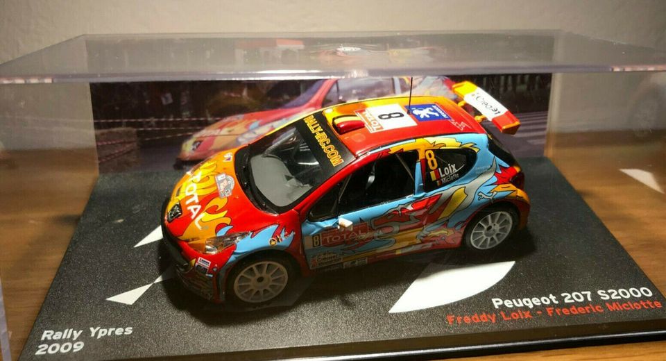 1:43 Peugeot 207 S2000 #8 LOIX / Ypres Rally 2009 - Diecast in Wildeck