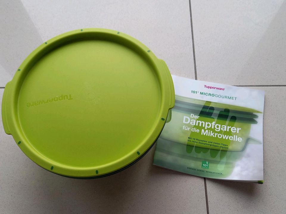 Tupperware Dampfgarer Micro Gourmet 101° NEU grün Mikrowelle in Dittelbrunn