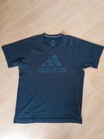 Adidas T-Shirt blau Gr. 176 climalite cotton Bayern - Oberkotzau Vorschau