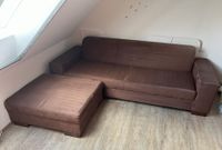 Mikrofaser Sofa mit Beistellhocker in gutem Zustand Nordrhein-Westfalen - Bocholt Vorschau