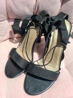 Buffalo Sandaletten High Heels zum Schnüren schwarz 39 Baden-Württemberg - Reutlingen Vorschau