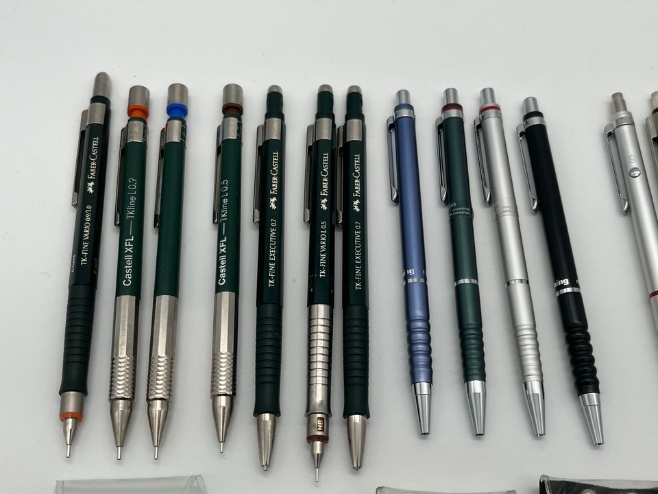 Rotring und Faber Castell Stifte, Tikky I & II TKfine in Südschacht