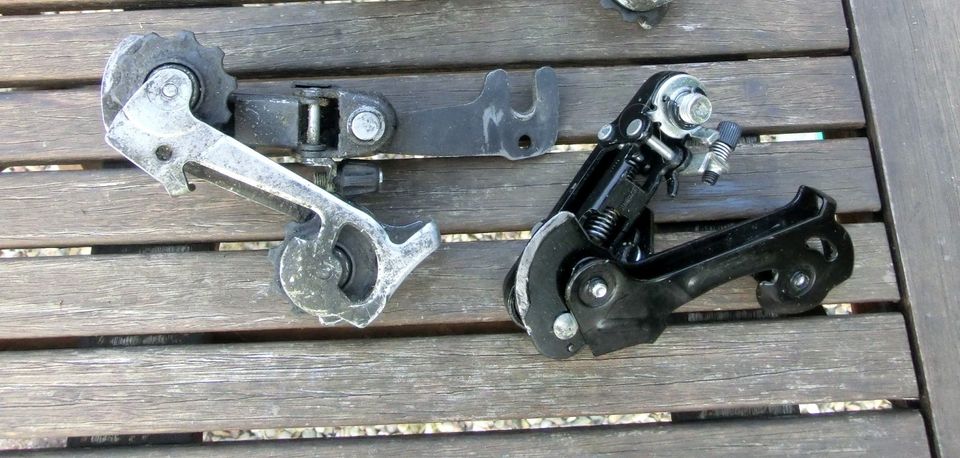 Shimano Schaltung (Umwerfer, Schaltwerke): Deore, Konvolut in Kleve