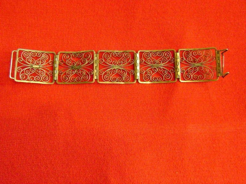 Silber Armband aus dem früheren Besitz von "Emilie von Bromberg" in München