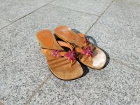 Jette Joop Holz Sandalen orange pink 39 Nordrhein-Westfalen - Korschenbroich Vorschau