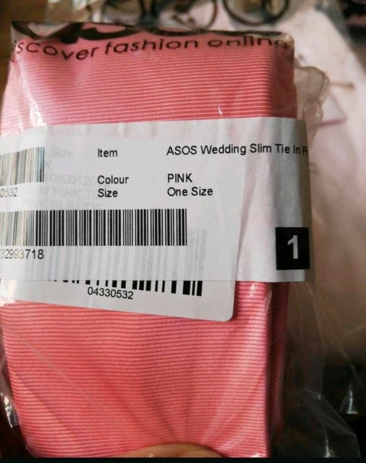 NEU*2Asos Herren Hemd Krawatte Hochzeit rosa pink in Köln